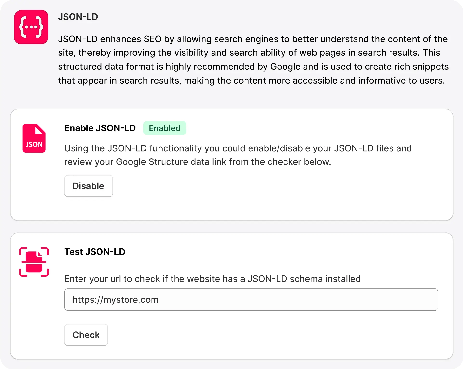 ReRank JSON-LD